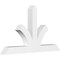 Ekena Millwork Richland Architectural Grade PVC Gable Bracket, 72"W x 42"H x 6"D x 6"F, 14/12 Pitch GBP072X42X0606RIC00 - alternate 1